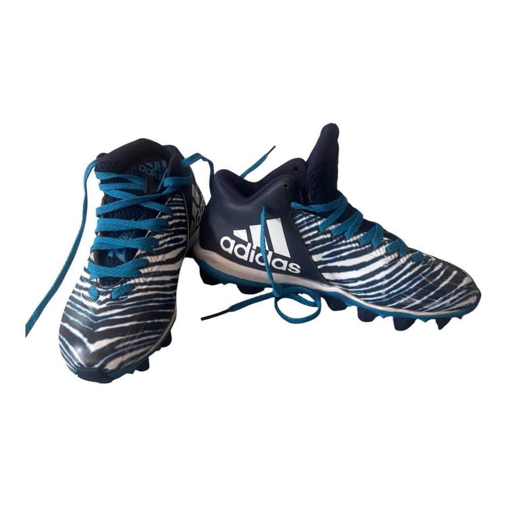Adidas Freak MD J 20 Kids Size 4 Football Soccer Cleats Turquoise Black Stripe
